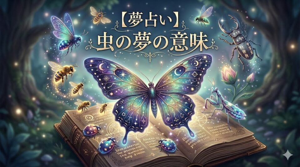 夢占い 虫の夢の意味 大量・刺される・退治・てんとう虫など36の暗示