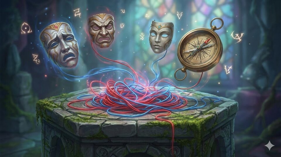 離婚する夢の意味 原因・対象別 挿入画像。苔むした石の祭壇