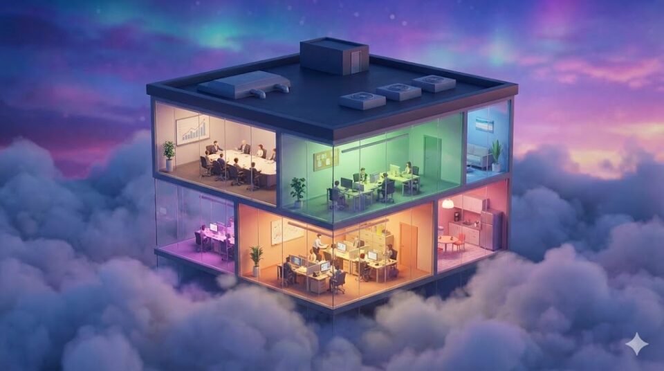 夢占い職場の人たちの場所を示す