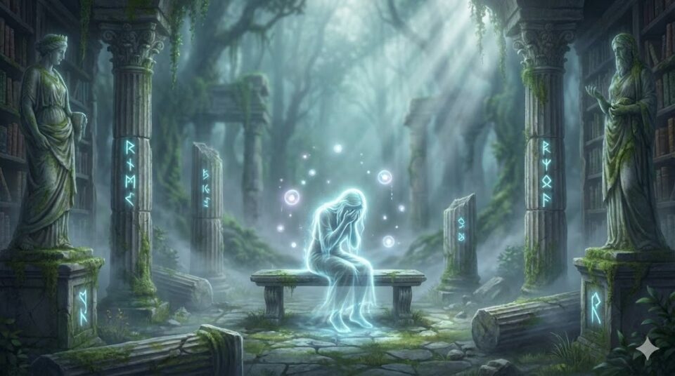 夢占い 泣く夢 場所・状況別 古代の遺跡で光る霊体