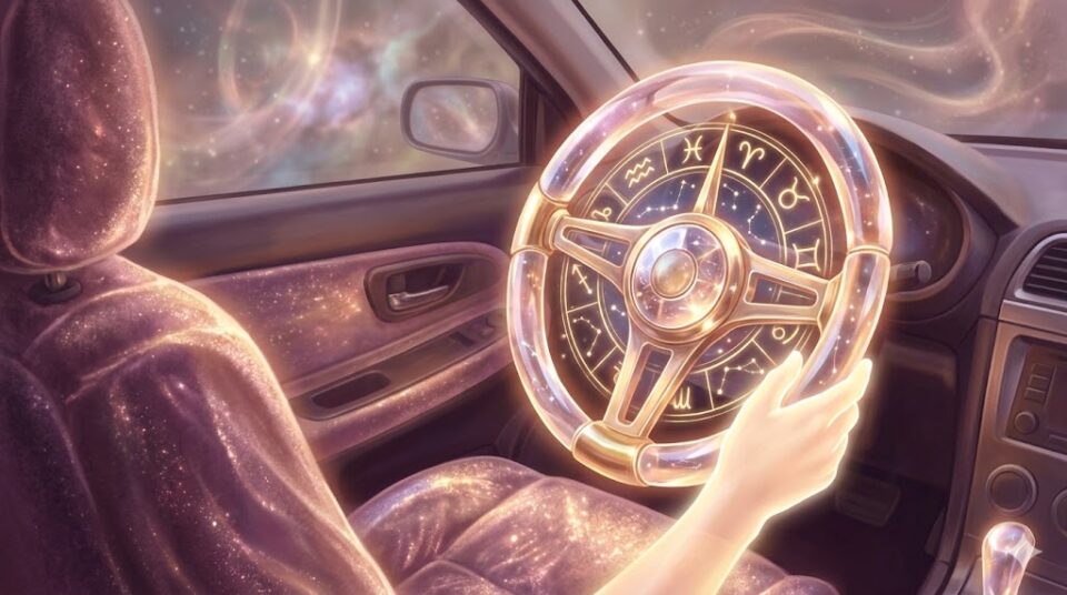 夢占い 運転席 コントロール 現状 幻想的な運転席のクローズアップ