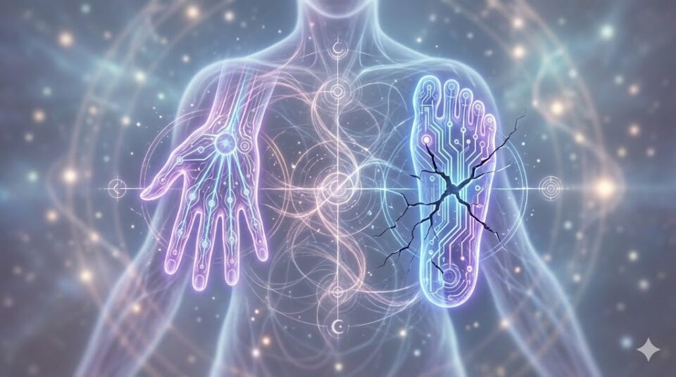 夢占い 彼氏 怪我 部位 現状 図解 幻想的イラスト 砕けた足 協力の手 回路図