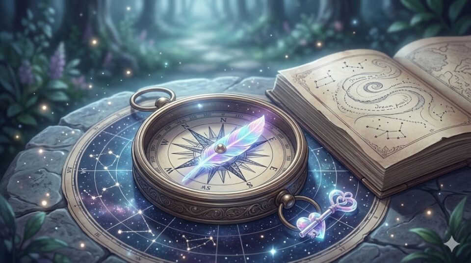 知らない人の彼氏 行動 幻想的なデジタルアート。美しいアンティークのコンパス