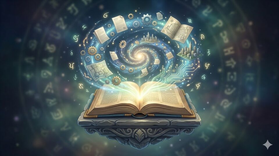 夢占い 上司と話す夢 象徴 内容・テーマ 開いた魔法書から展開される仕事の概念