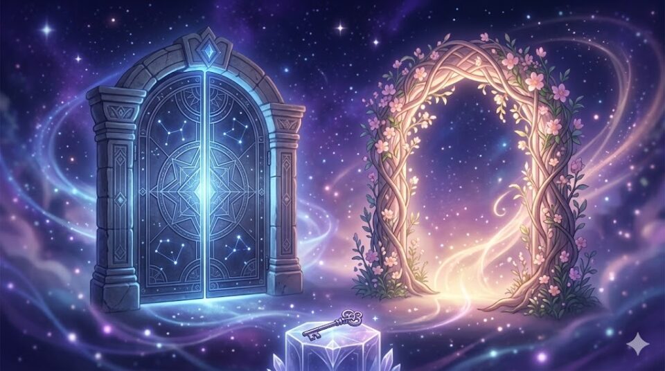 彼氏の両親(父親・母親)それぞれが持つ【印象】をテーマにした、幻想的なデジタルアート