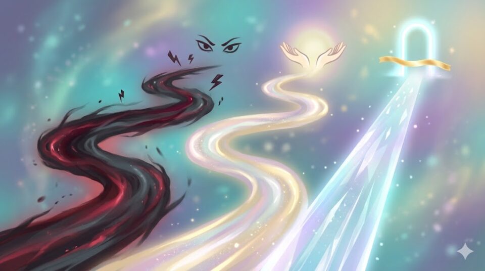 遅刻の夢の意味【結末別】 許しや諦め、異なる結末を象徴する分かれ道と光の表現