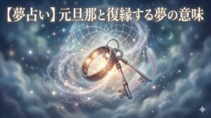 【夢占い】元旦那と復縁する夢の意味 修復された古い指輪と2本の鍵