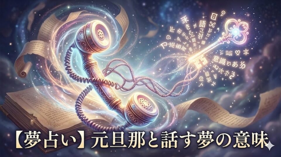 夢占い 元旦那 話す 意味 絡み合うアンティーク電話機