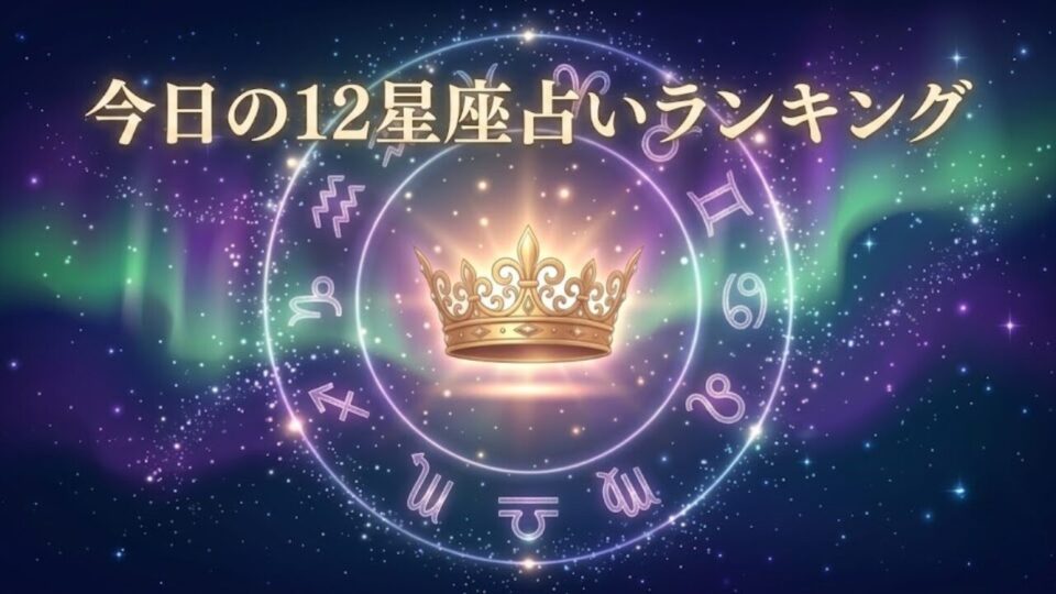 今日の12星座占いランキング