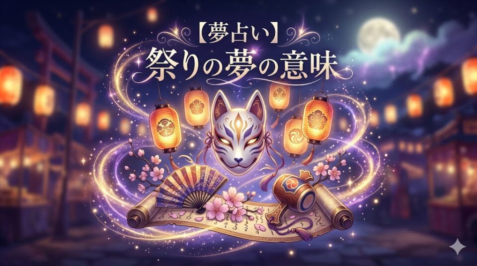 夢占い 祭りの夢のイメージ