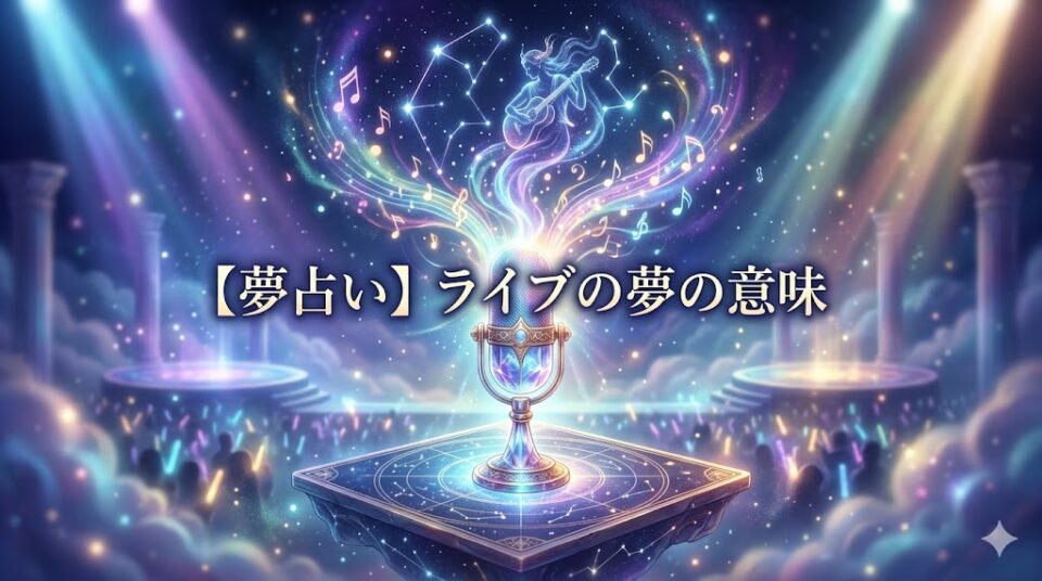 夢占い ライブの夢のイメージ